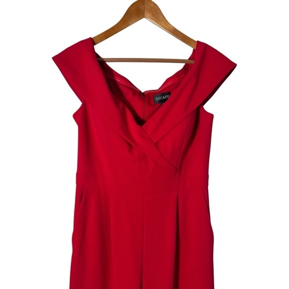 XSCAPE Off-The-Shoulder Sweetheart Jumpsuit - Picture 5 of 11